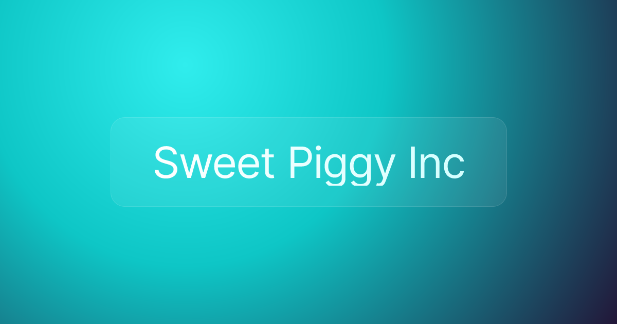 Sweet Piggy Inc