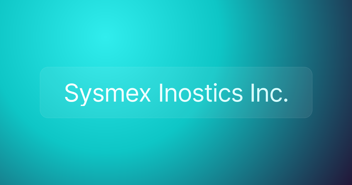 Sysmex Inostics Inc.