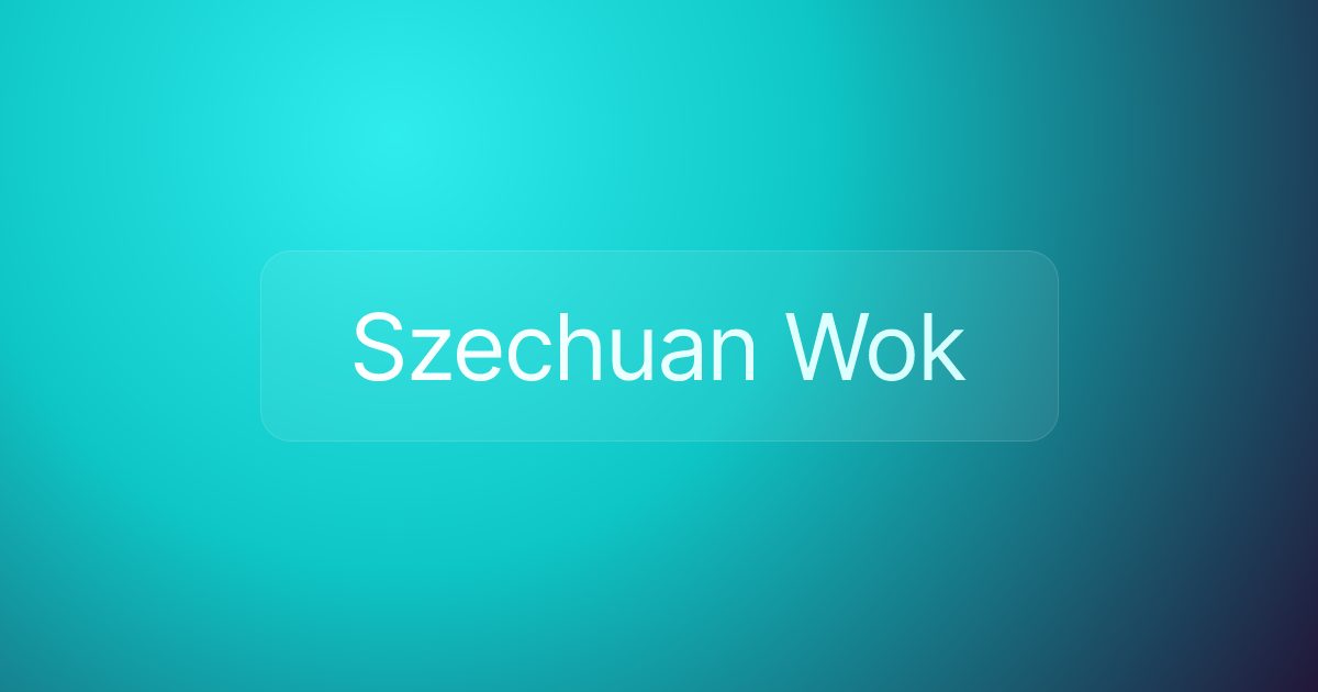 Szechuan Wok