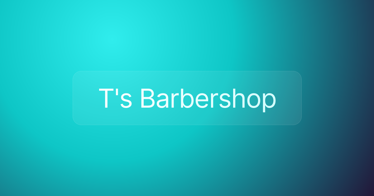 T's Barbershop