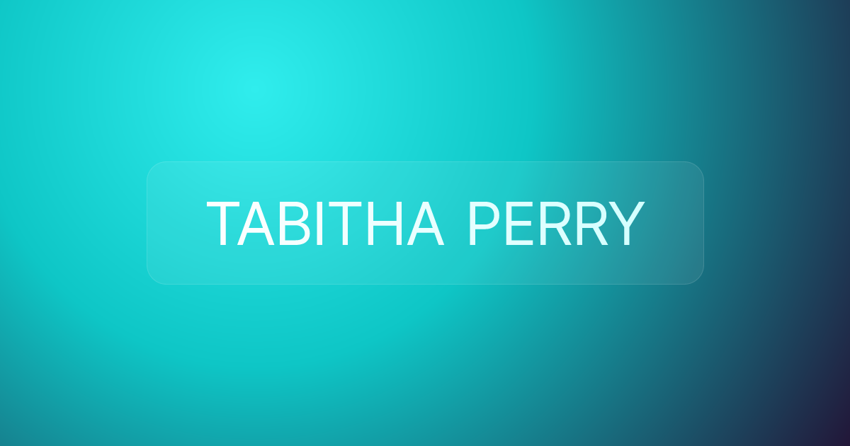 TABITHA PERRY