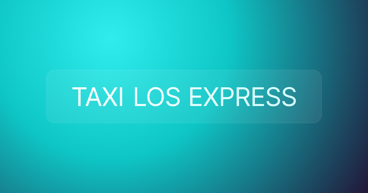 TAXI LOS EXPRESS