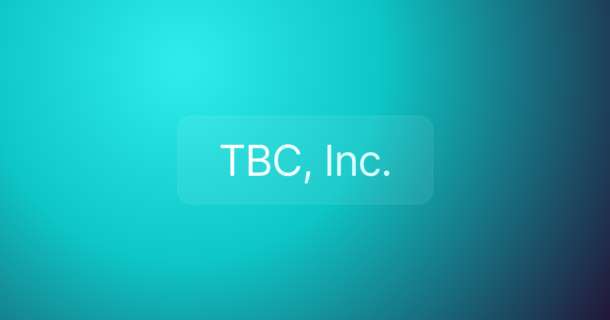 TBC, Inc.