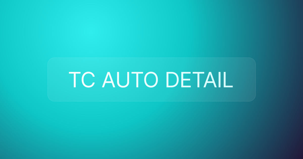 TC AUTO DETAIL