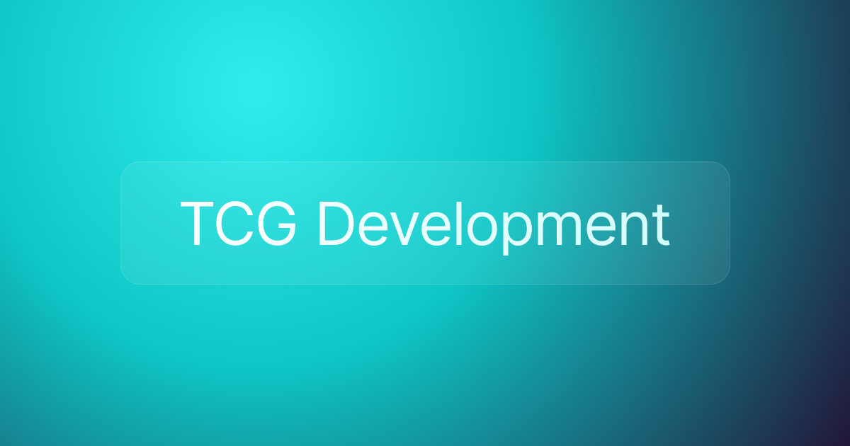 TCG Development