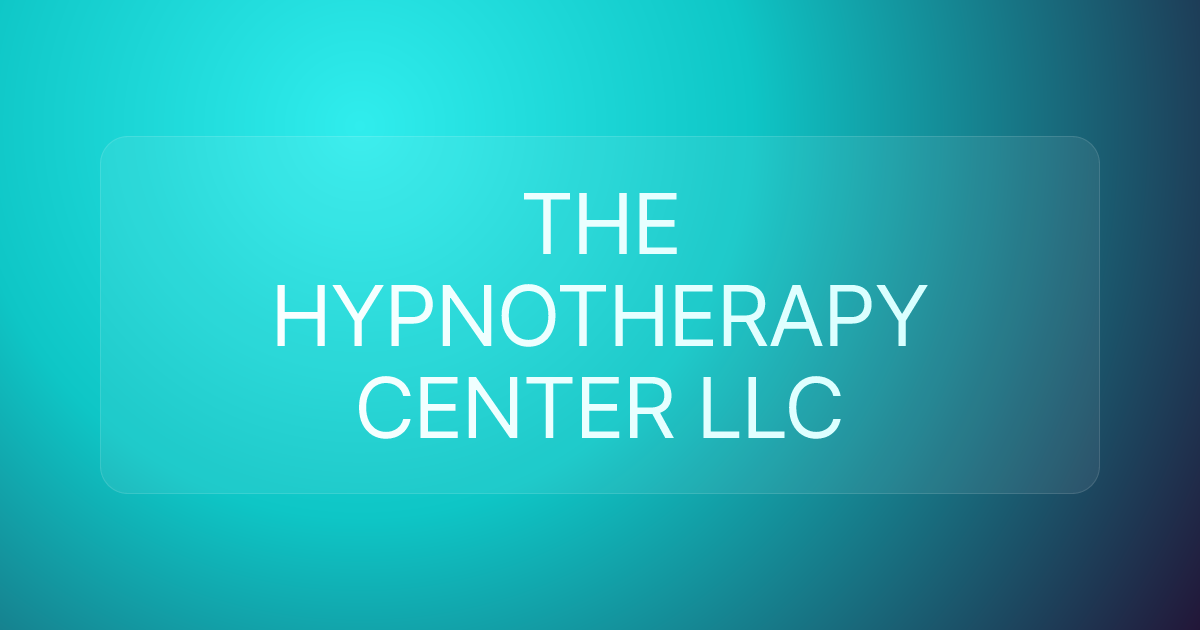 THE HYPNOTHERAPY CENTER LLC