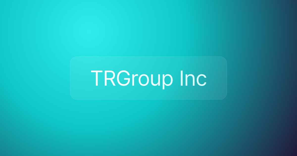 TRGroup Inc