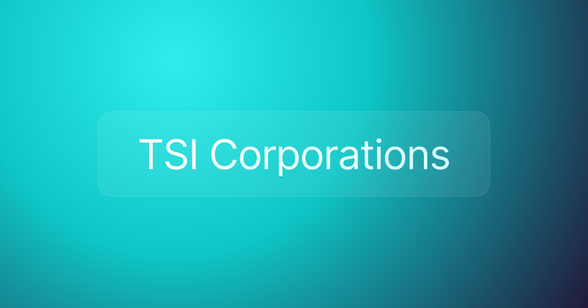 TSI Corporations