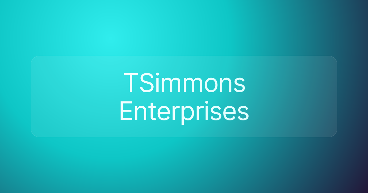 TSimmons Enterprises