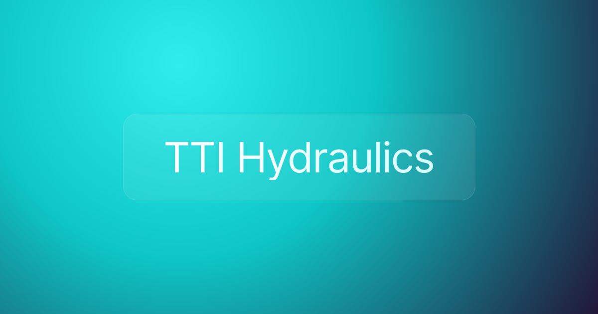 TTI Hydraulics