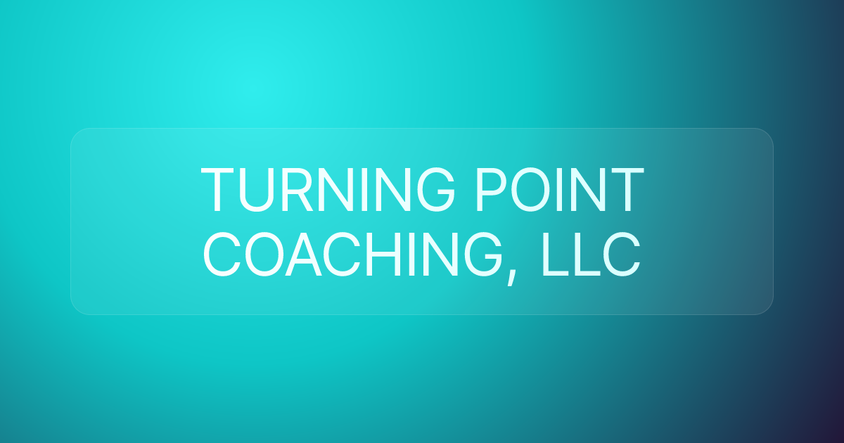 TURNING POINT COACHING, LLC