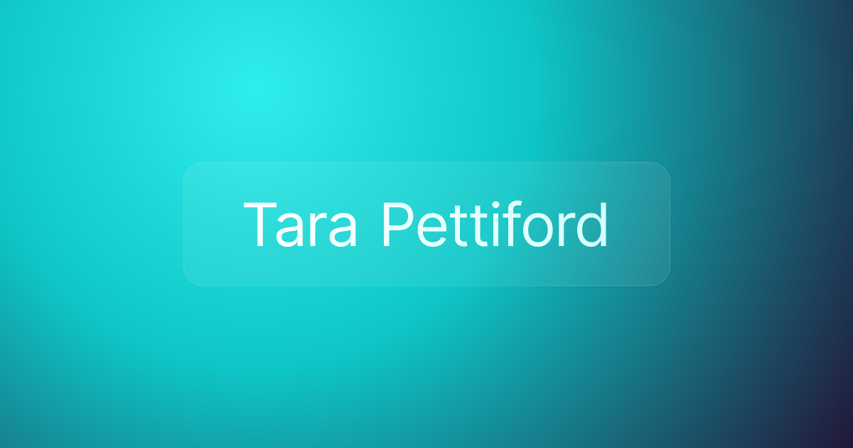 Tara Pettiford