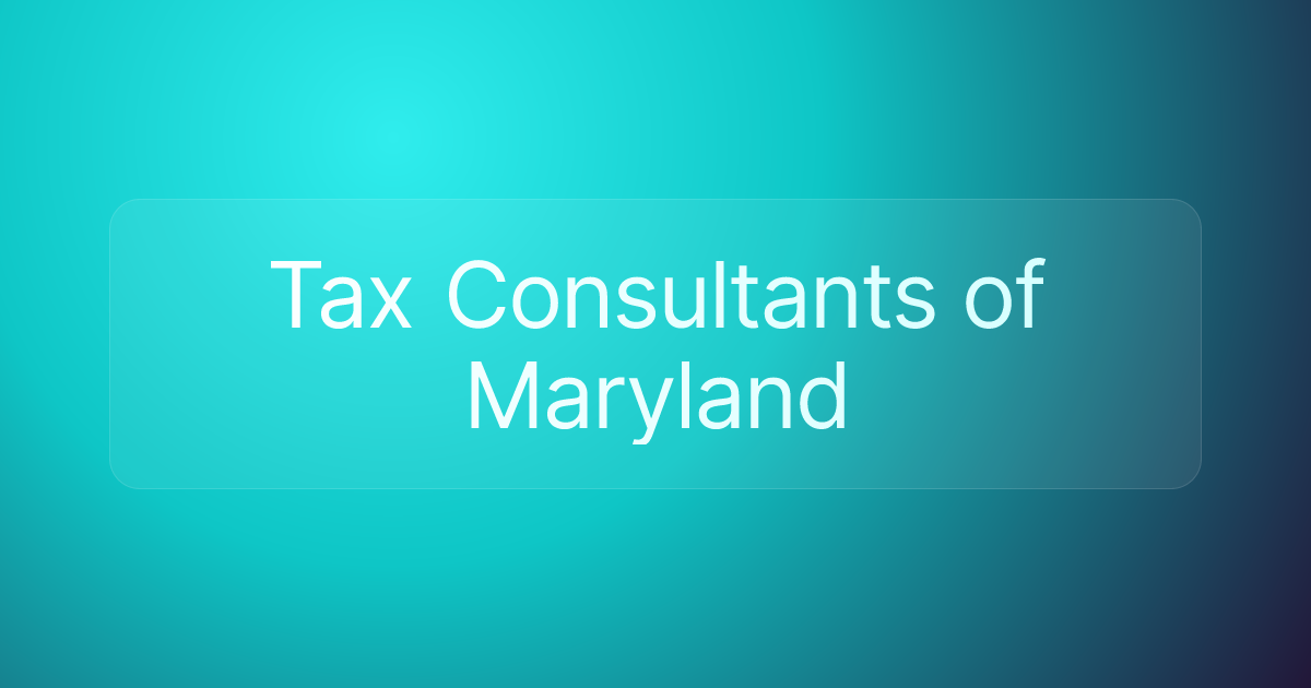 Tax Consultants of Maryland