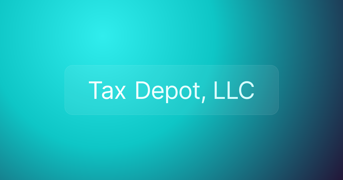 Tax Depot, LLC