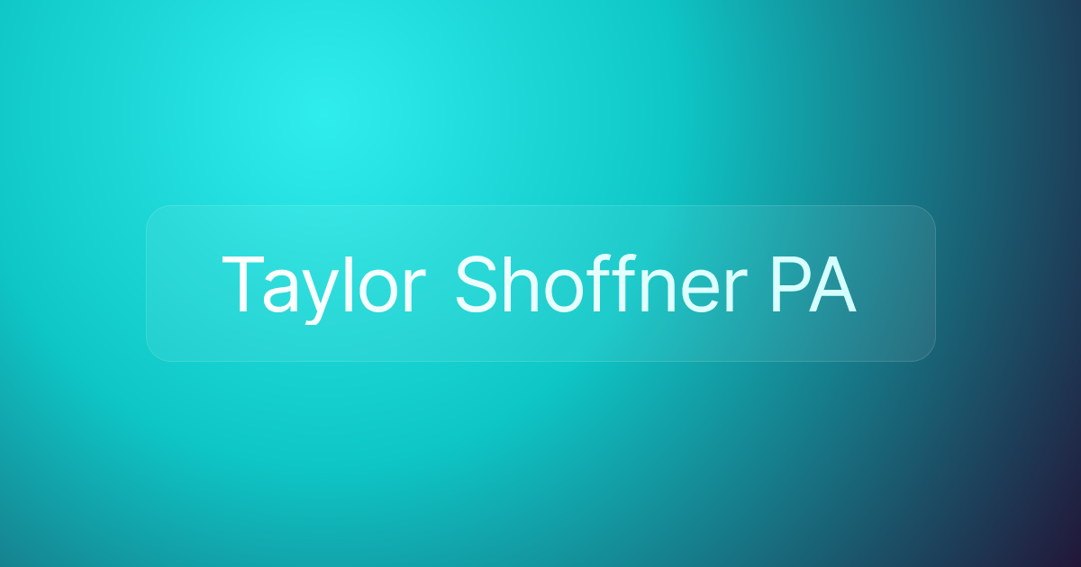 Taylor Shoffner PA