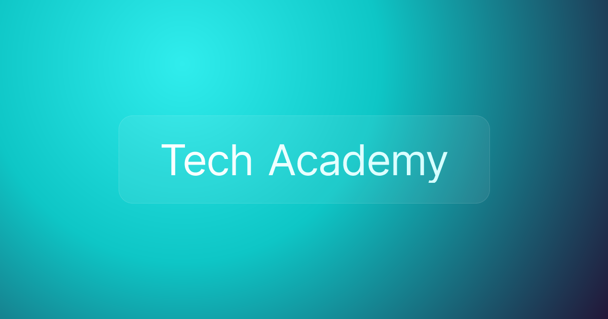 Tech Academy