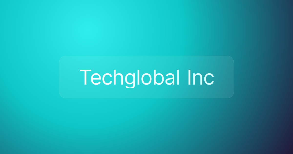 Techglobal Inc