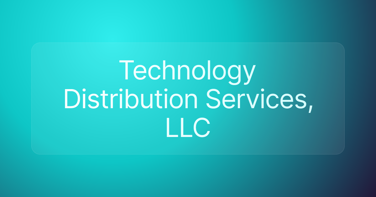 Technology Distribution Services, LLC