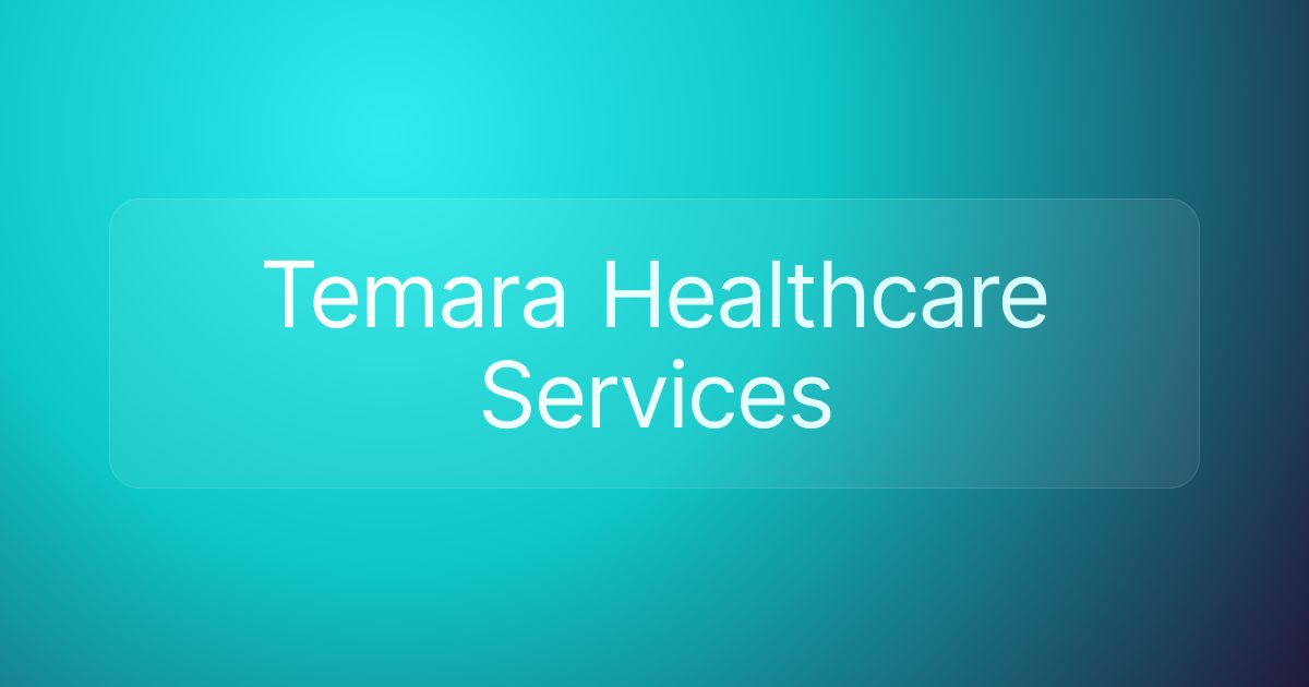 Temara Healthcare Services