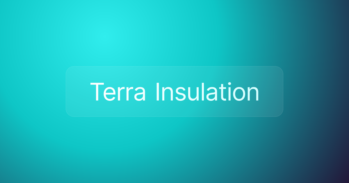 Terra Insulation
