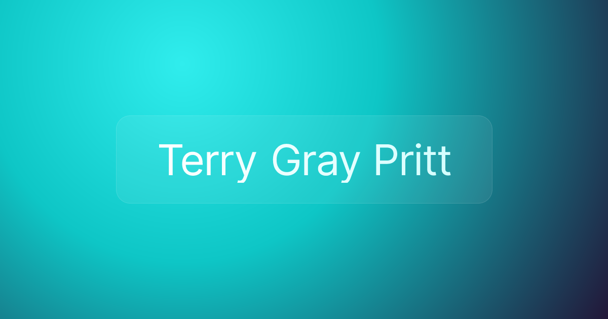 Terry Gray Pritt