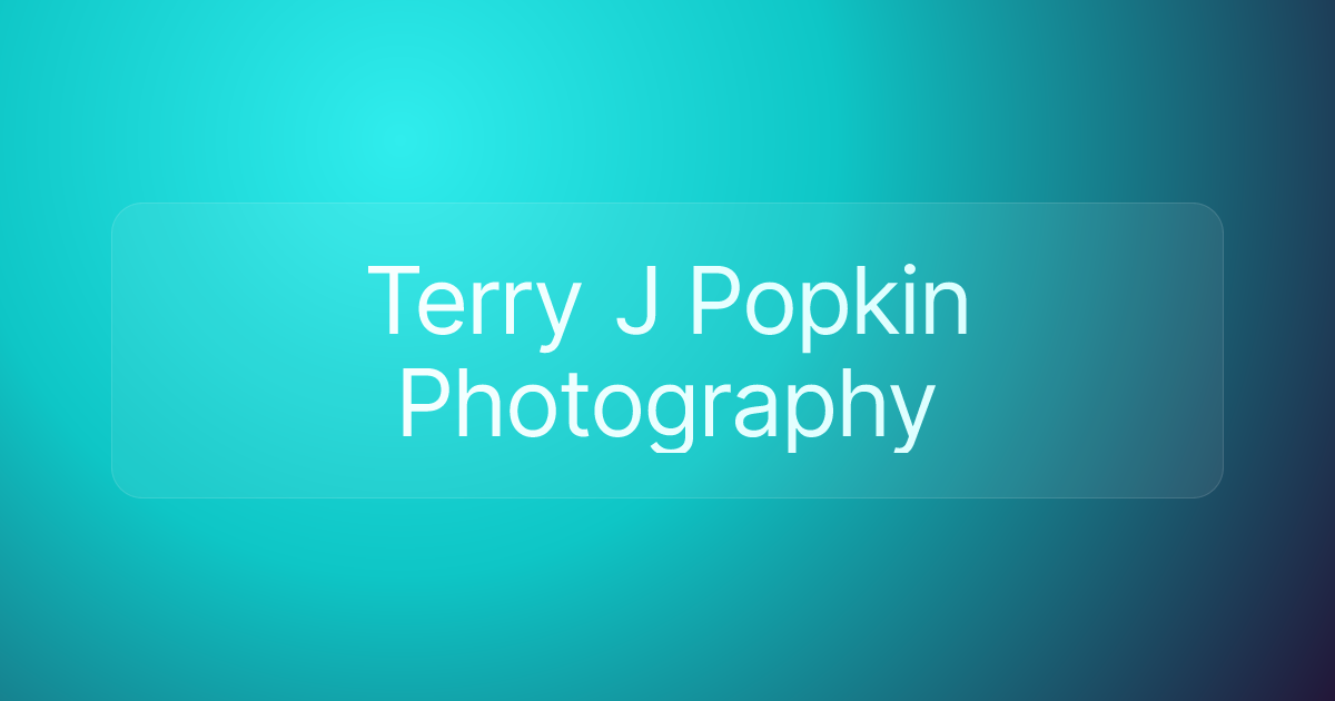 Terry J Popkin Photography
