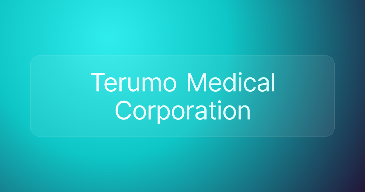 Terumo Medical Corporation
