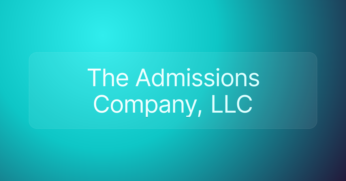The Admissions Company, LLC