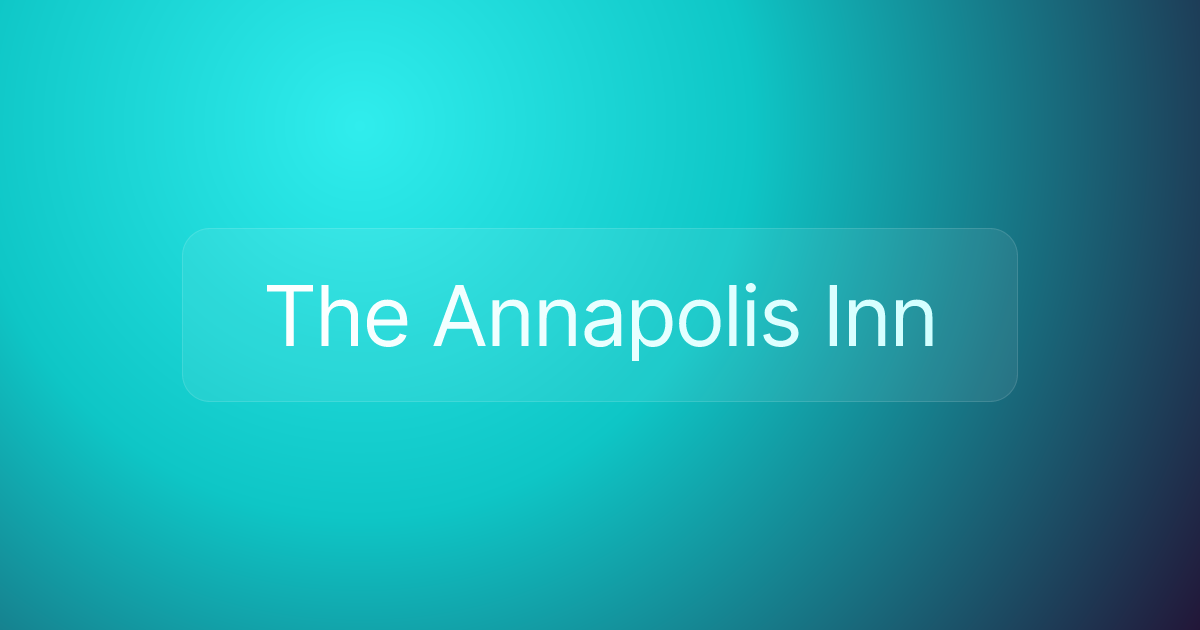 The Annapolis Inn