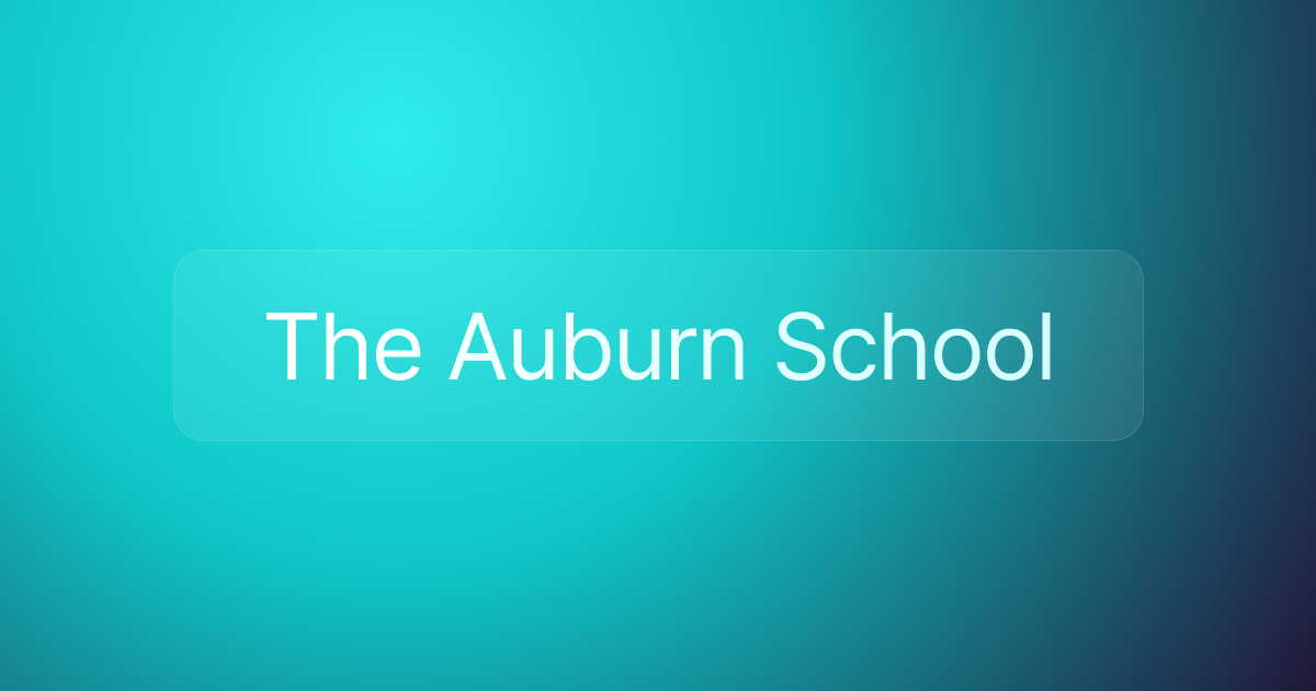 The Auburn School