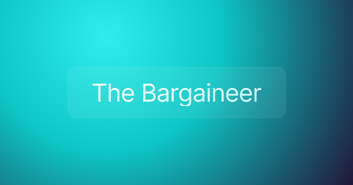 The Bargaineer