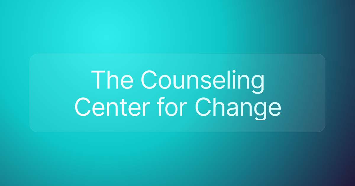 The Counseling Center for Change