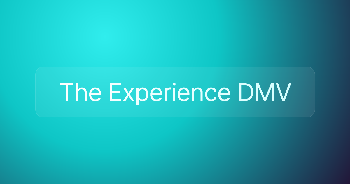 The Experience DMV