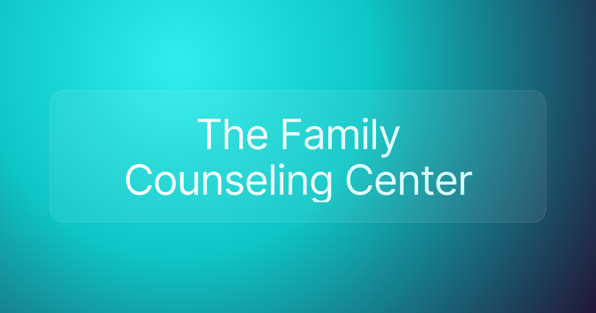 The Family Counseling Center