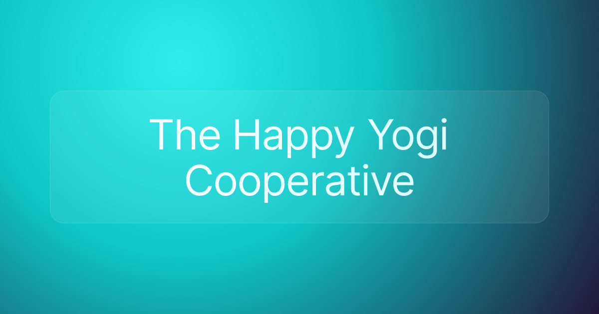 The Happy Yogi Cooperative
