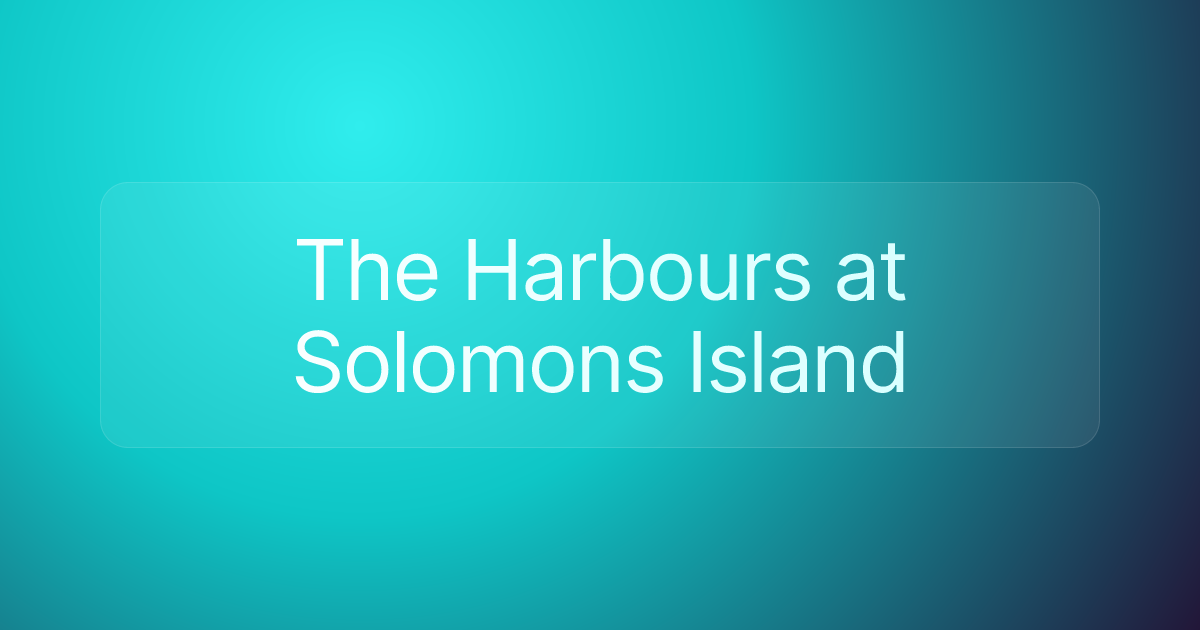 The Harbours at Solomons Island
