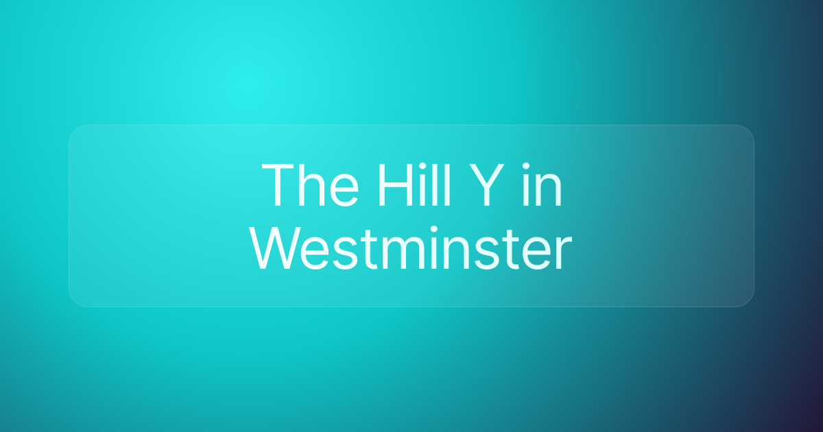 The Hill Y in Westminster