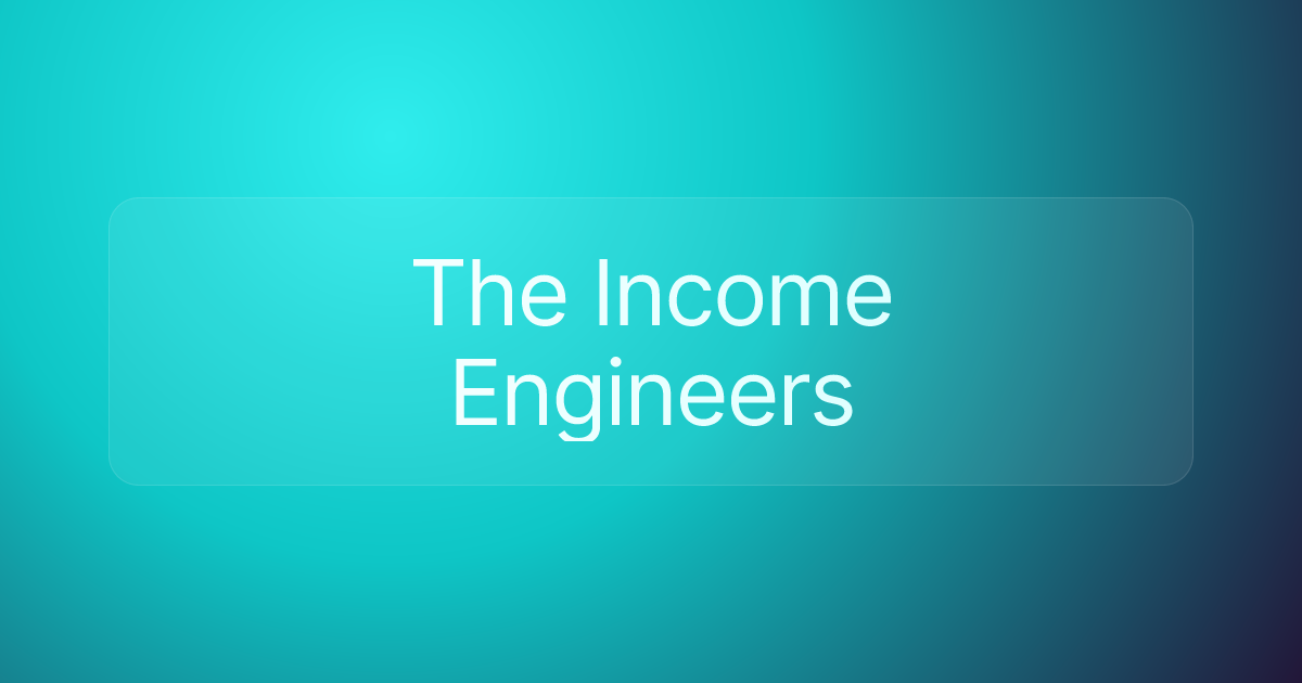 The Income Engineers