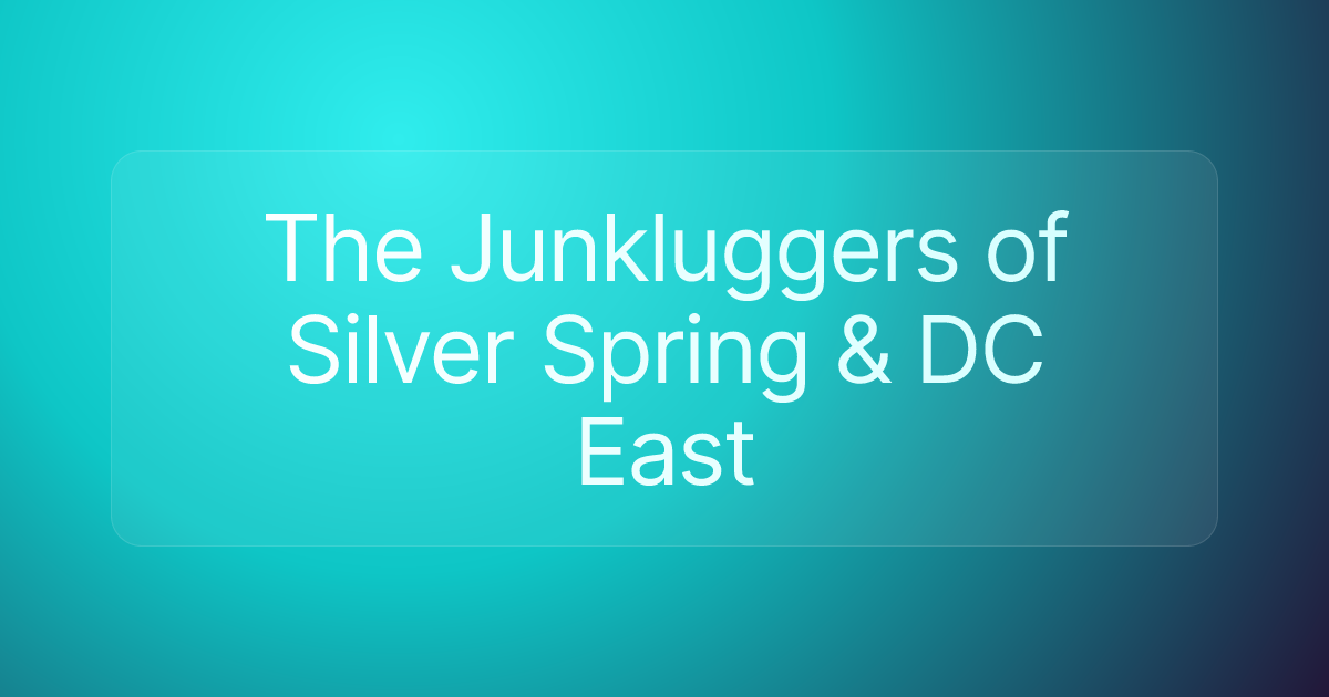 The Junkluggers of Silver Spring & DC East