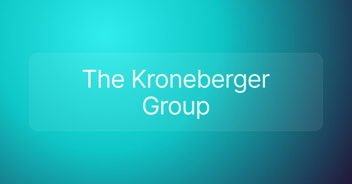 The Kroneberger Group
