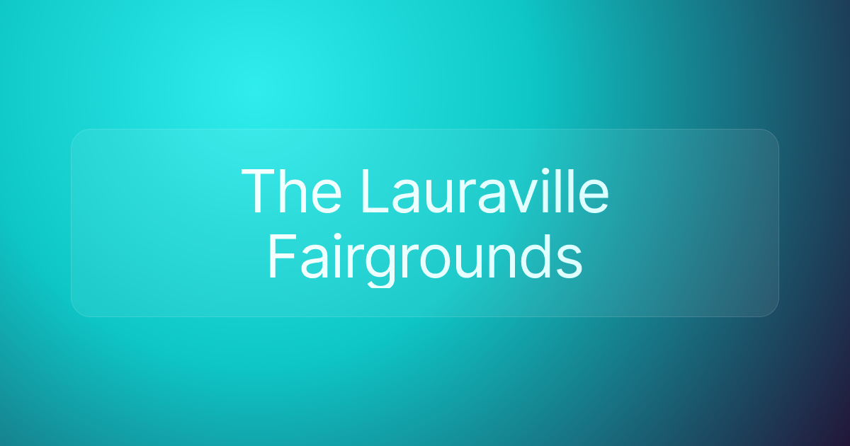The Lauraville Fairgrounds