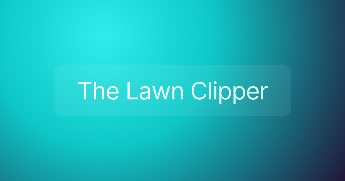 The Lawn Clipper