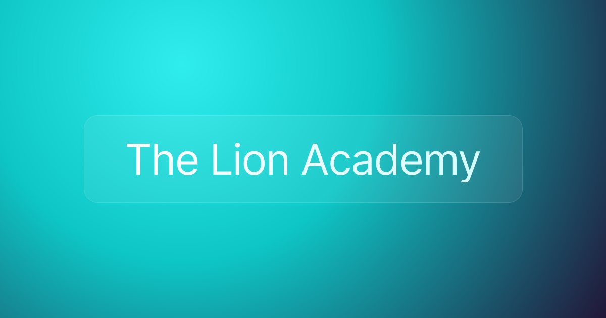 The Lion Academy
