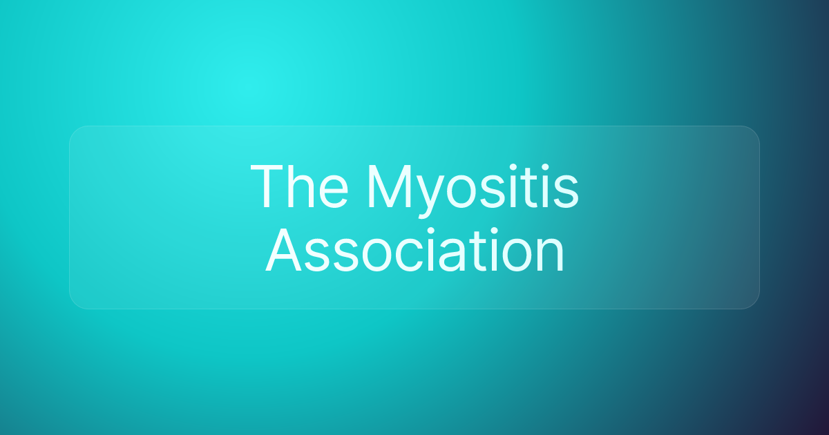 The Myositis Association