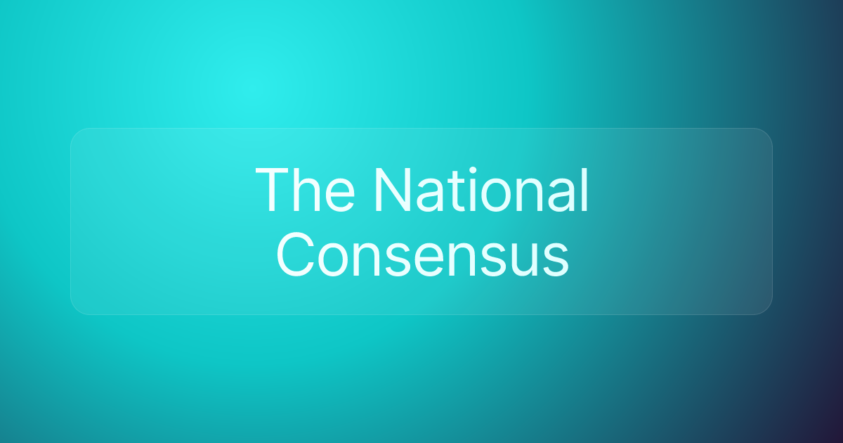 The National Consensus