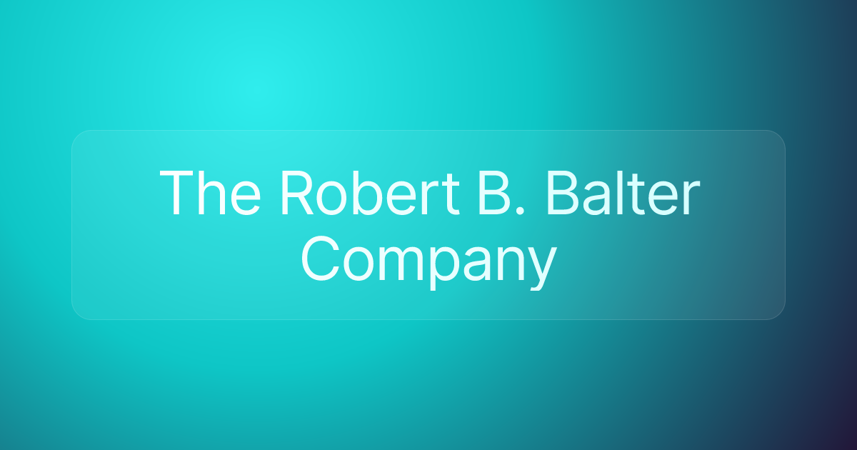 The Robert B. Balter Company
