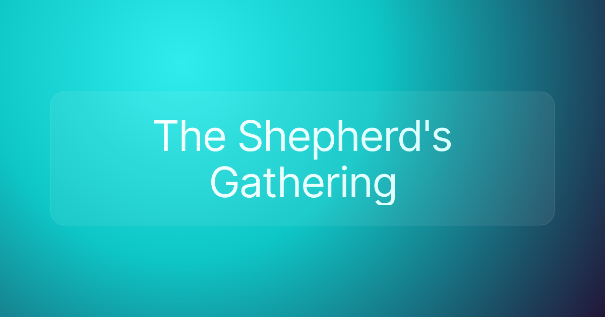 The Shepherd's Gathering