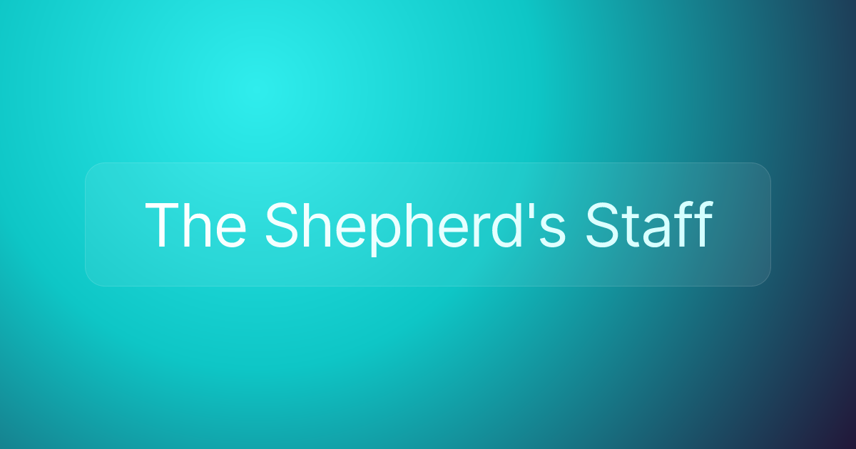 The Shepherd's Staff