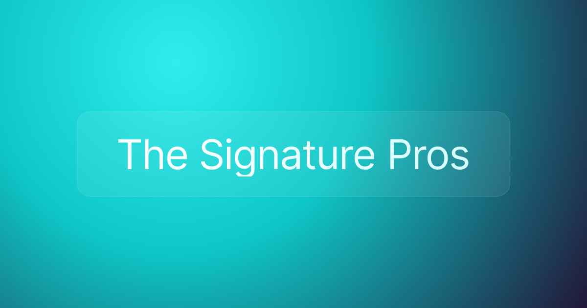 The Signature Pros