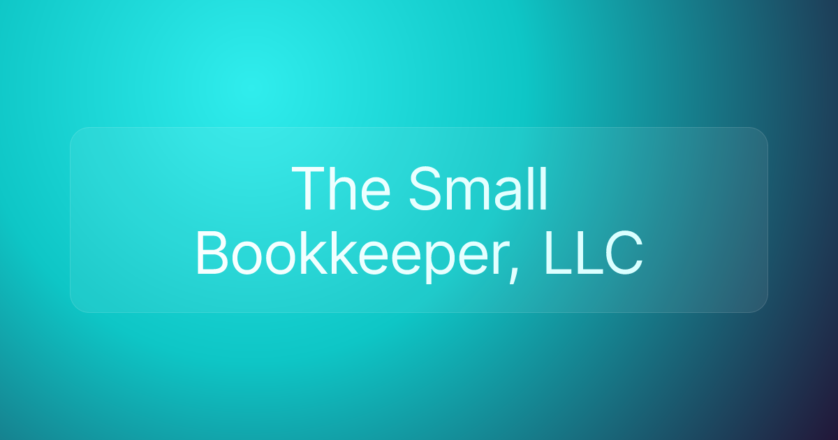 The Small Bookkeeper, LLC